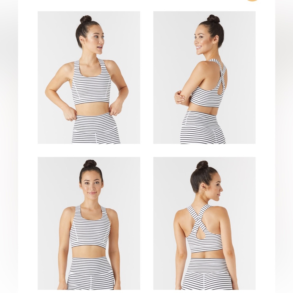 GLYDER Full Force Stripe Bra